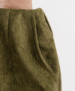 【26AUTUMN PRE-ORDER】Layered Multi-Fabric Midi Skirt