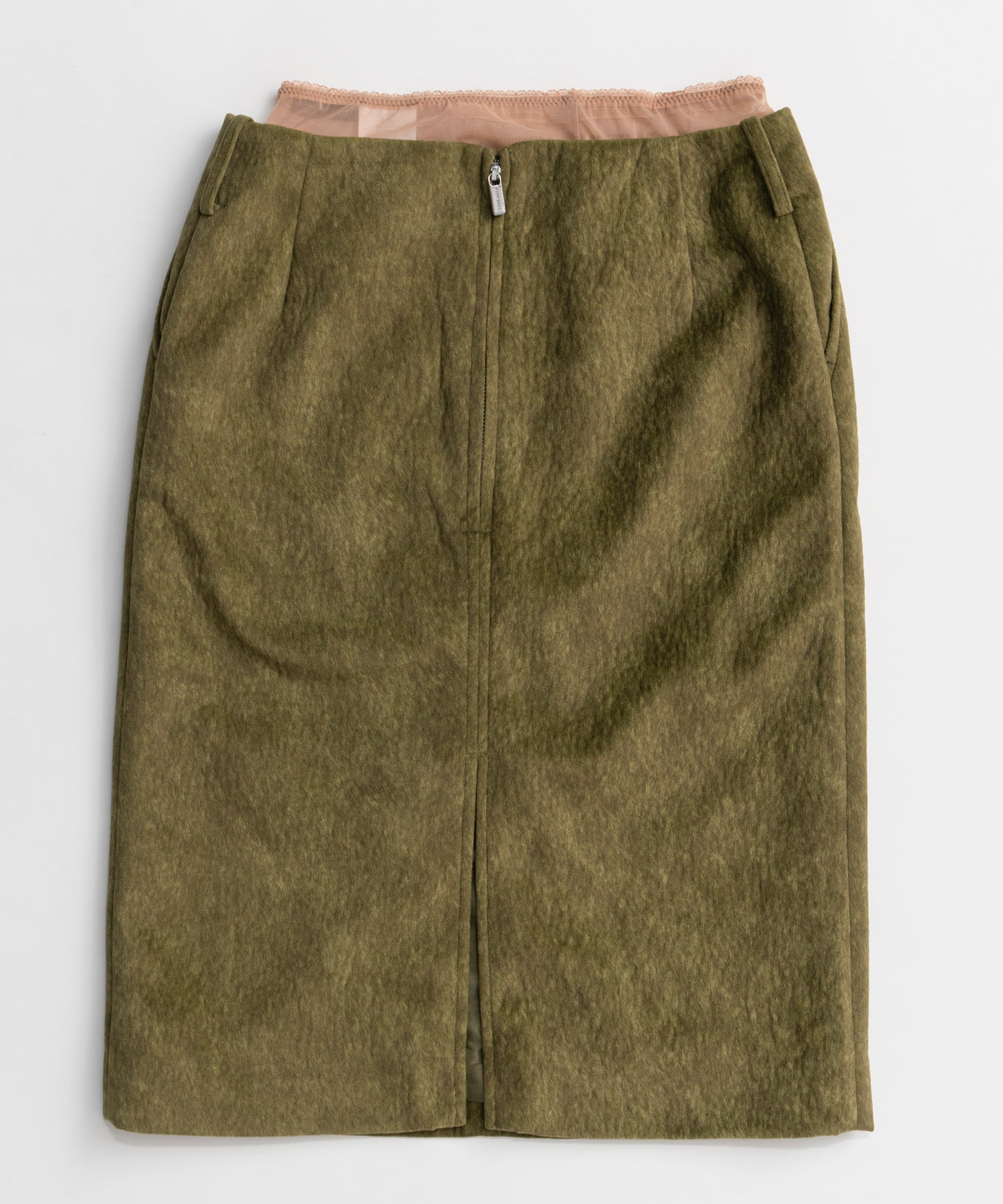 【26AUTUMN PRE-ORDER】Layered Multi-Fabric Midi Skirt
