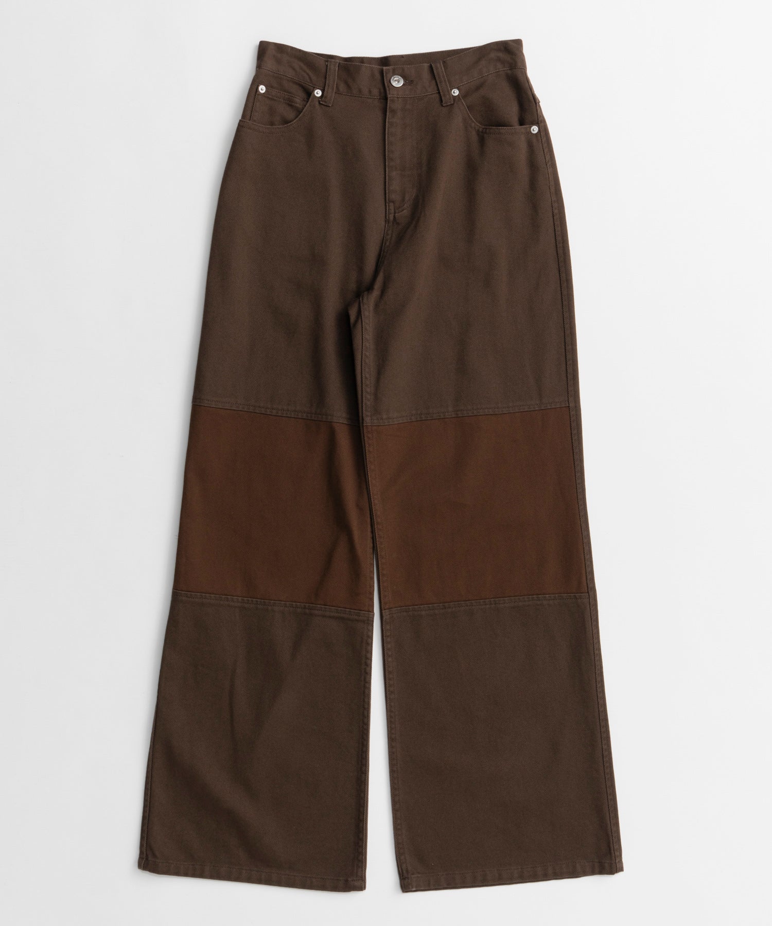 【26AUTUMN PRE-ORDER】Knee Patch Wide Denim