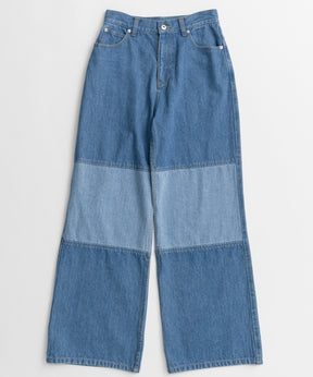 【26AUTUMN PRE-ORDER】Knee Patch Wide Denim