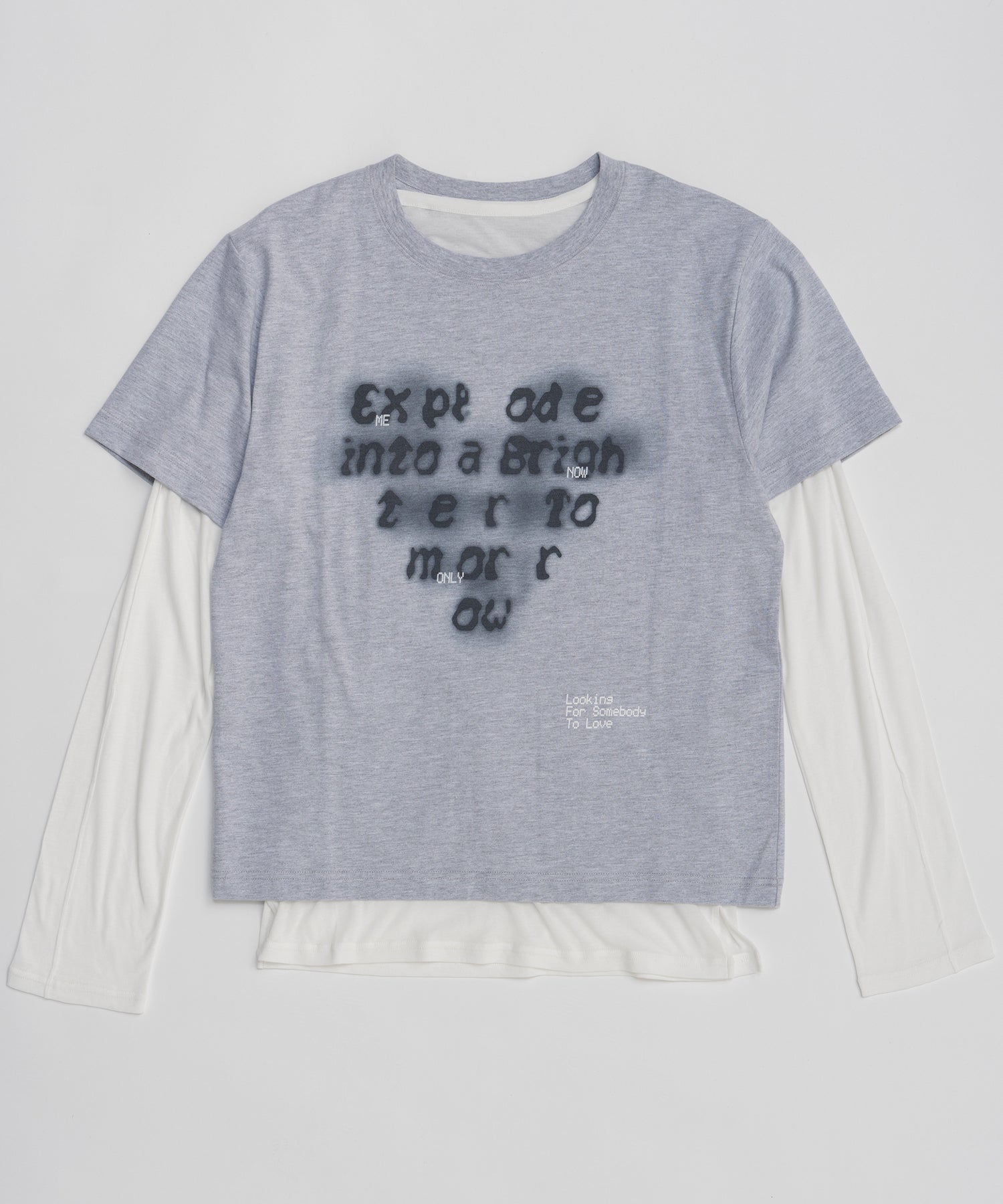 【26SPRING PRE-ORDER】Open Heart Layered T-Shirt