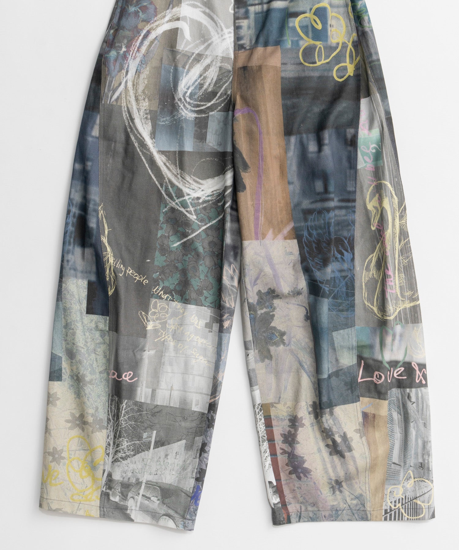 【26AUTUMN PRE-ORDER】Collage Drawing Pants
