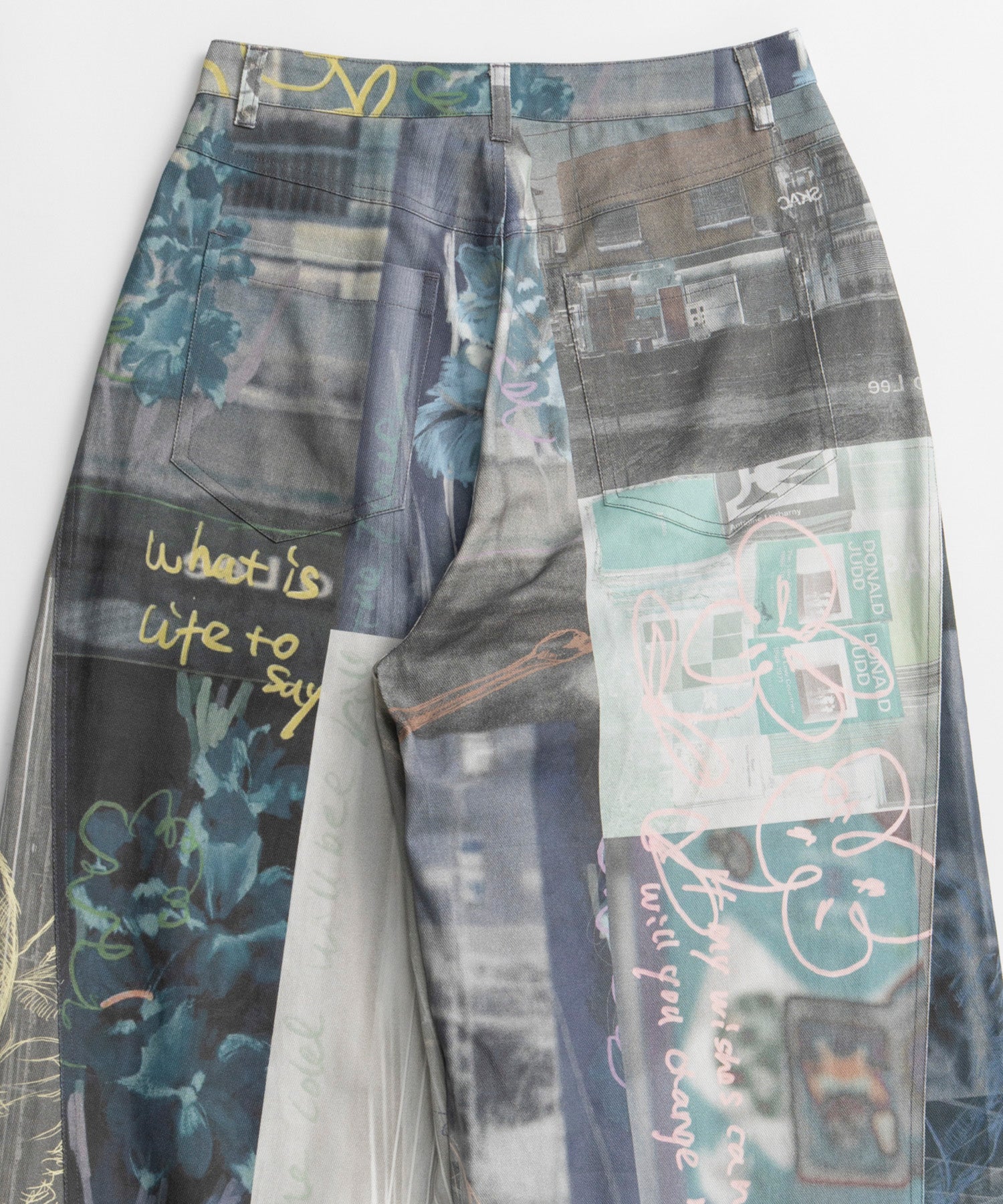 【26AUTUMN PRE-ORDER】Collage Drawing Pants