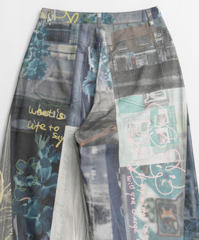 【26AUTUMN PRE-ORDER】Collage Drawing Pants