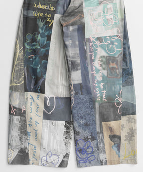 【26AUTUMN PRE-ORDER】Collage Drawing Pants