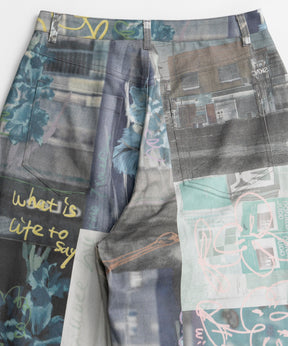 【26AUTUMN PRE-ORDER】Collage Drawing Pants
