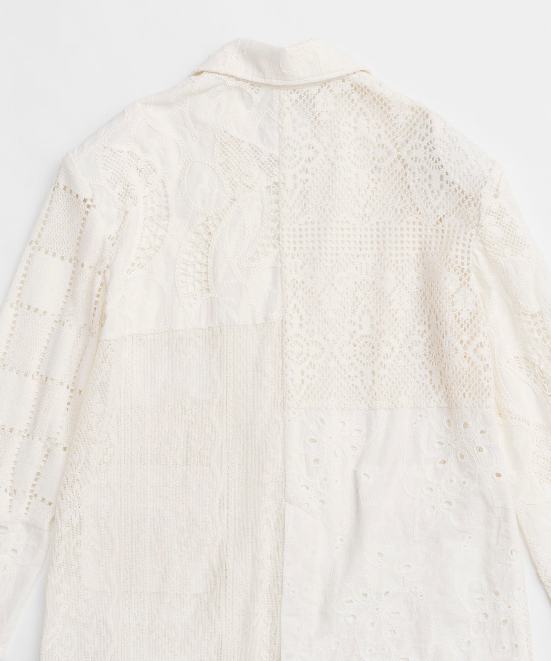 【25SPRING PRE-ORDER】Lace Fabric Docking Jacket