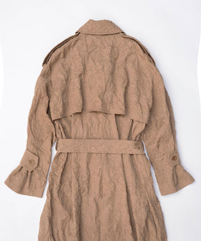 Washer Pleats Trench Coat