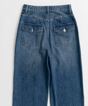 【26AUTUMN PRE-ORDER】Low-Waist Loose Denim
