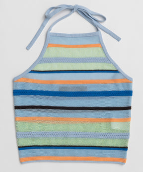 Border American Sleeve Knit Tank