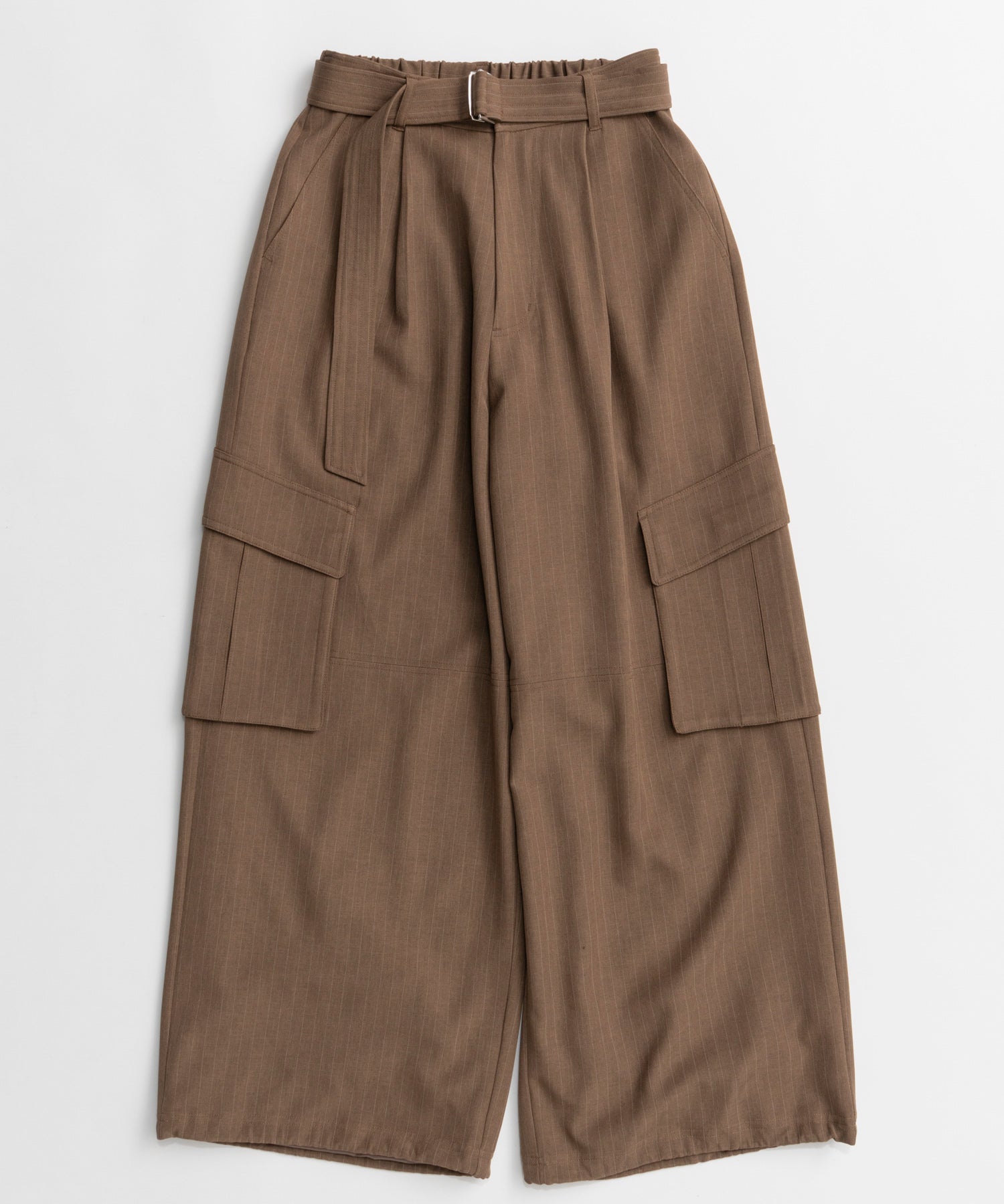 【26AUTUMN PRE-ORDER】Belted Suiting Cargo Pants