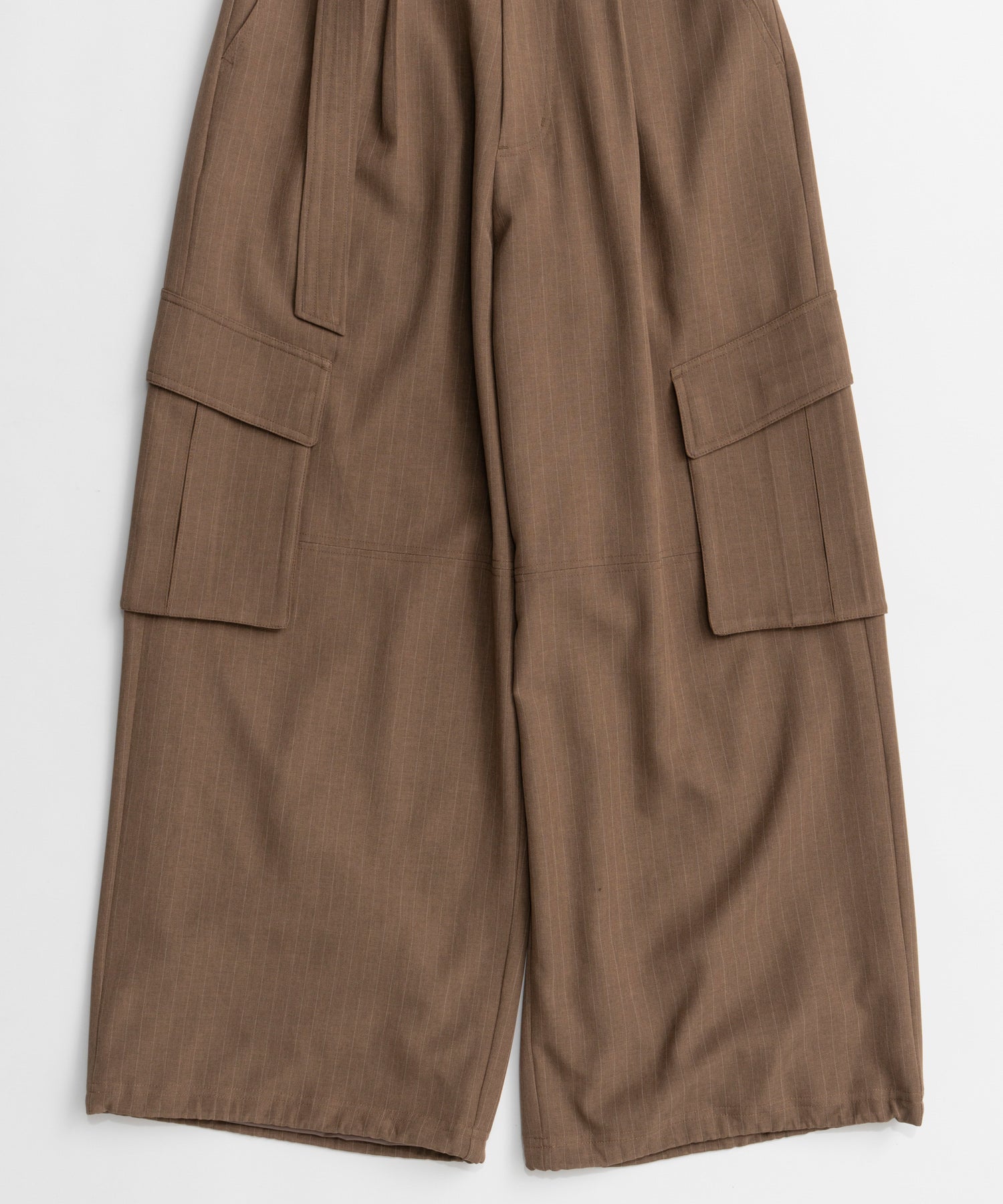 【26AUTUMN PRE-ORDER】Belted Suiting Cargo Pants