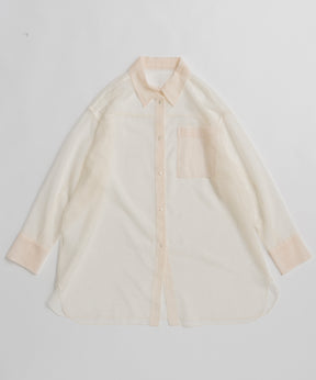 【2026Summer PRE-ORDER】2way Sheer Shirt