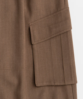 【26AUTUMN PRE-ORDER】Belted Suiting Cargo Pants