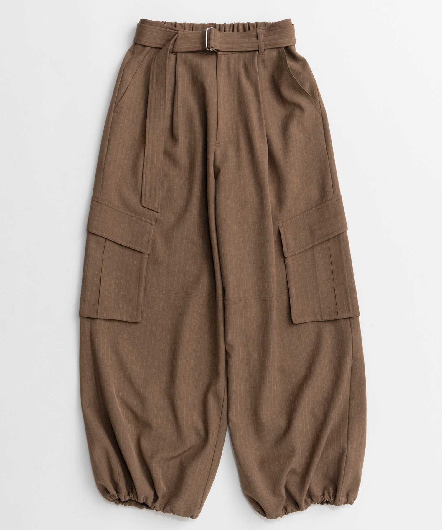 【26AUTUMN PRE-ORDER】Belted Suiting Cargo Pants