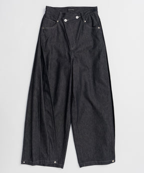 【26SPRING PRE-ORDER】Side-Tuck Cocoon Denim Pants