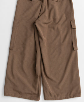 【26AUTUMN PRE-ORDER】Belted Suiting Cargo Pants