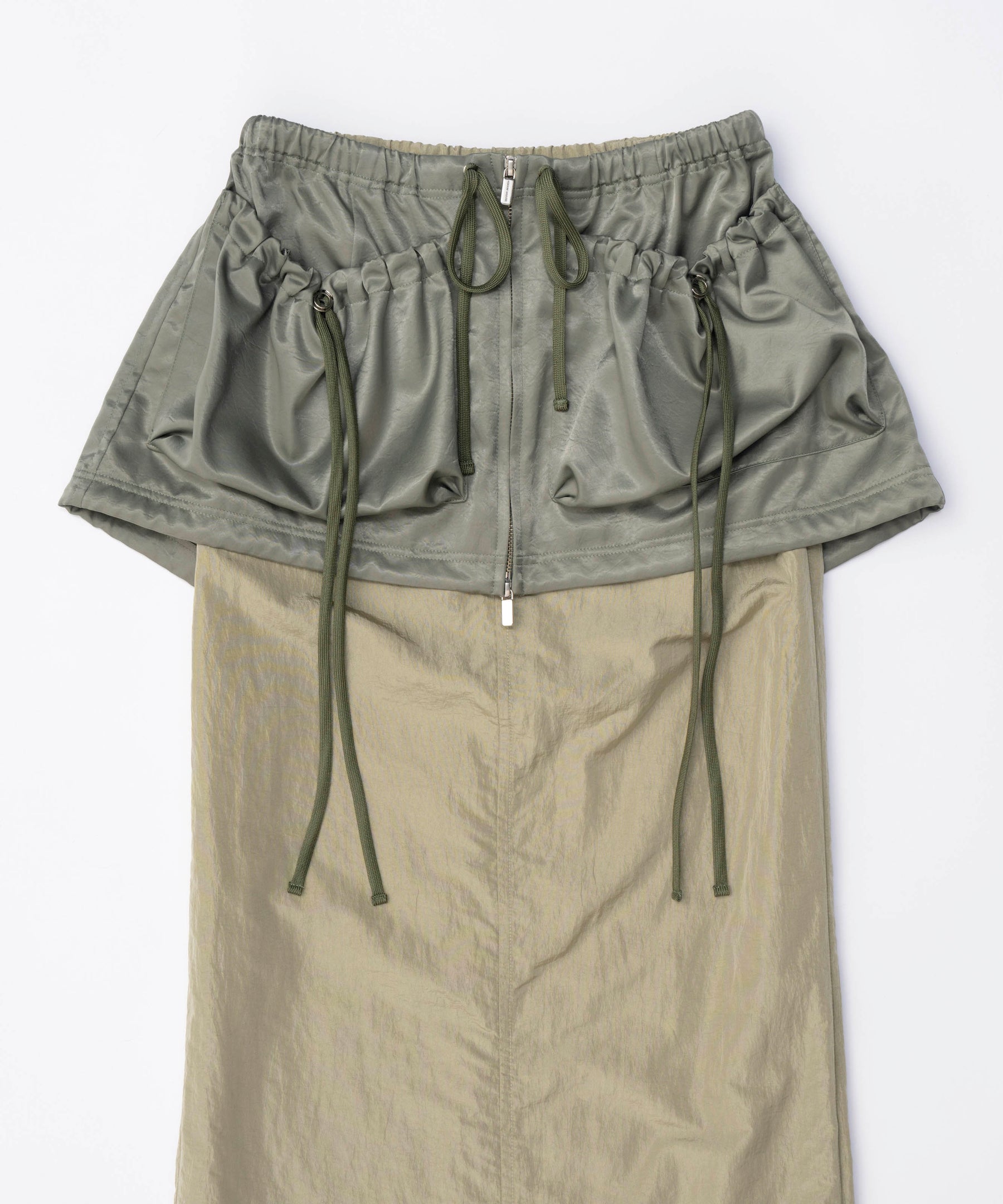 Pocket Layered Tight Skirt
