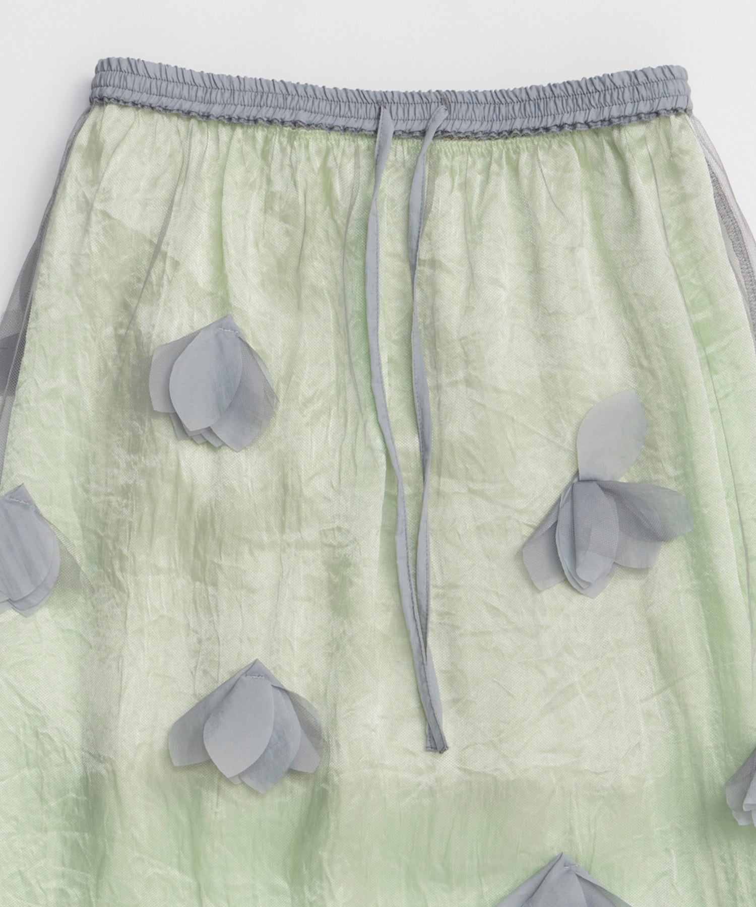 【26SPRING PRE-ORDER】Sheer Floral Layered Skirt