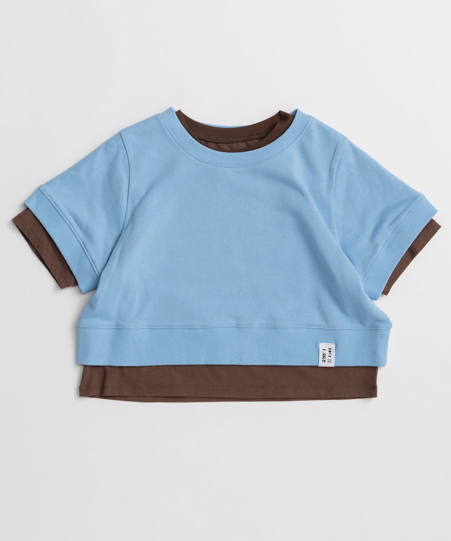 French Terry Layered Set T-Shirt