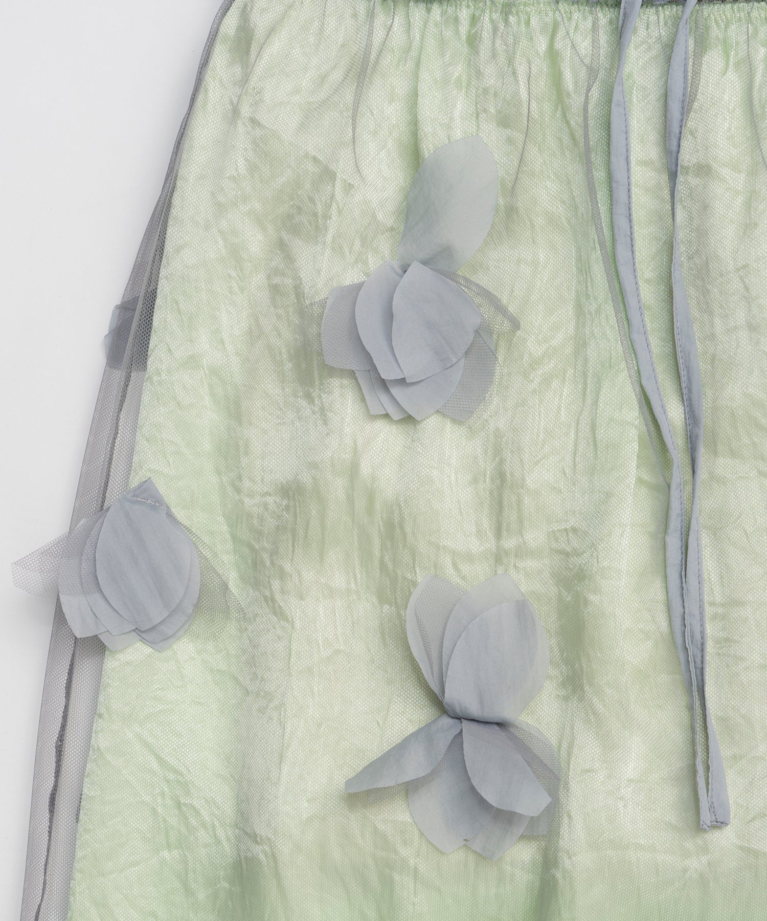 【26SPRING PRE-ORDER】Sheer Floral Layered Skirt