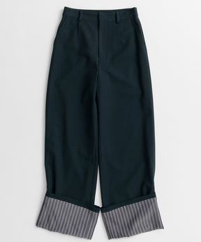 【26AUTUMN PRE-ORDER】Roll-Up Stripe Pants