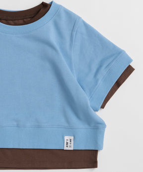 French Terry Layered Set T-Shirt