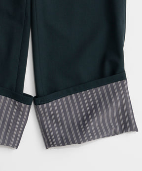 【26AUTUMN PRE-ORDER】Roll-Up Stripe Pants