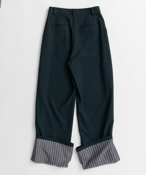 【26AUTUMN PRE-ORDER】Roll-Up Stripe Pants