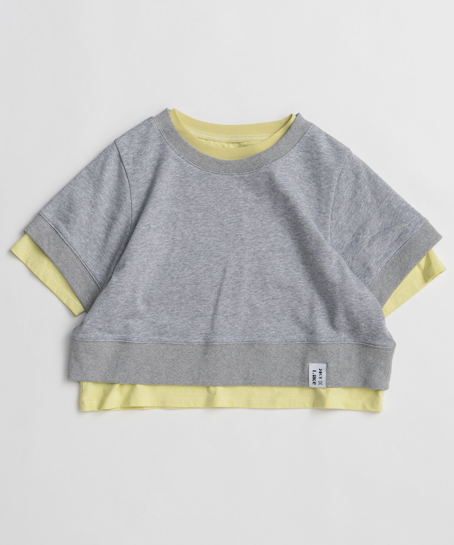 French Terry Layered Set T-Shirt