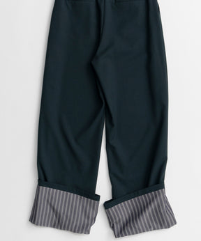 【26AUTUMN PRE-ORDER】Roll-Up Stripe Pants