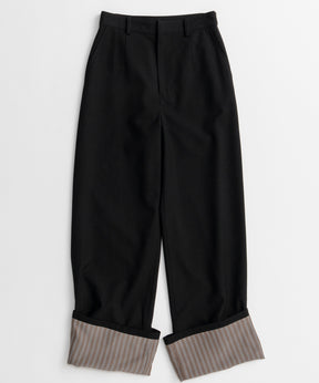 【26AUTUMN PRE-ORDER】Roll-Up Stripe Pants