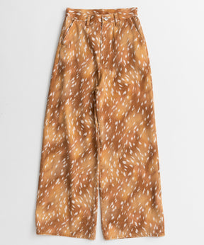 【26AUTUMN PRE-ORDER】Wide Bambi Print Pants