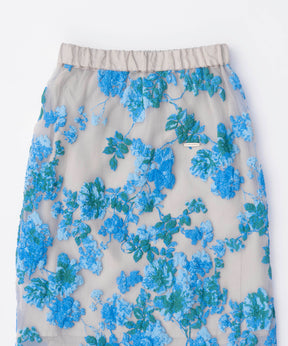 【24SPRING PRE-ORDER】Pokopoko Flower Tight Skirt