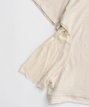【OPEN YY】SCOOP NECK PHONETIC TEE
