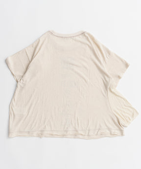 【OPEN YY】SCOOP NECK PHONETIC TEE