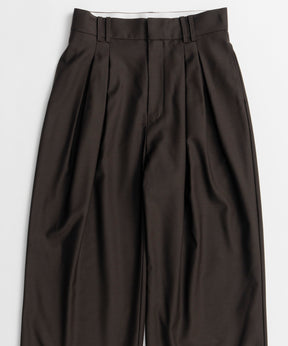 【26AUTUMN PRE-ORDER】Super 140 Wool Satin Slacks