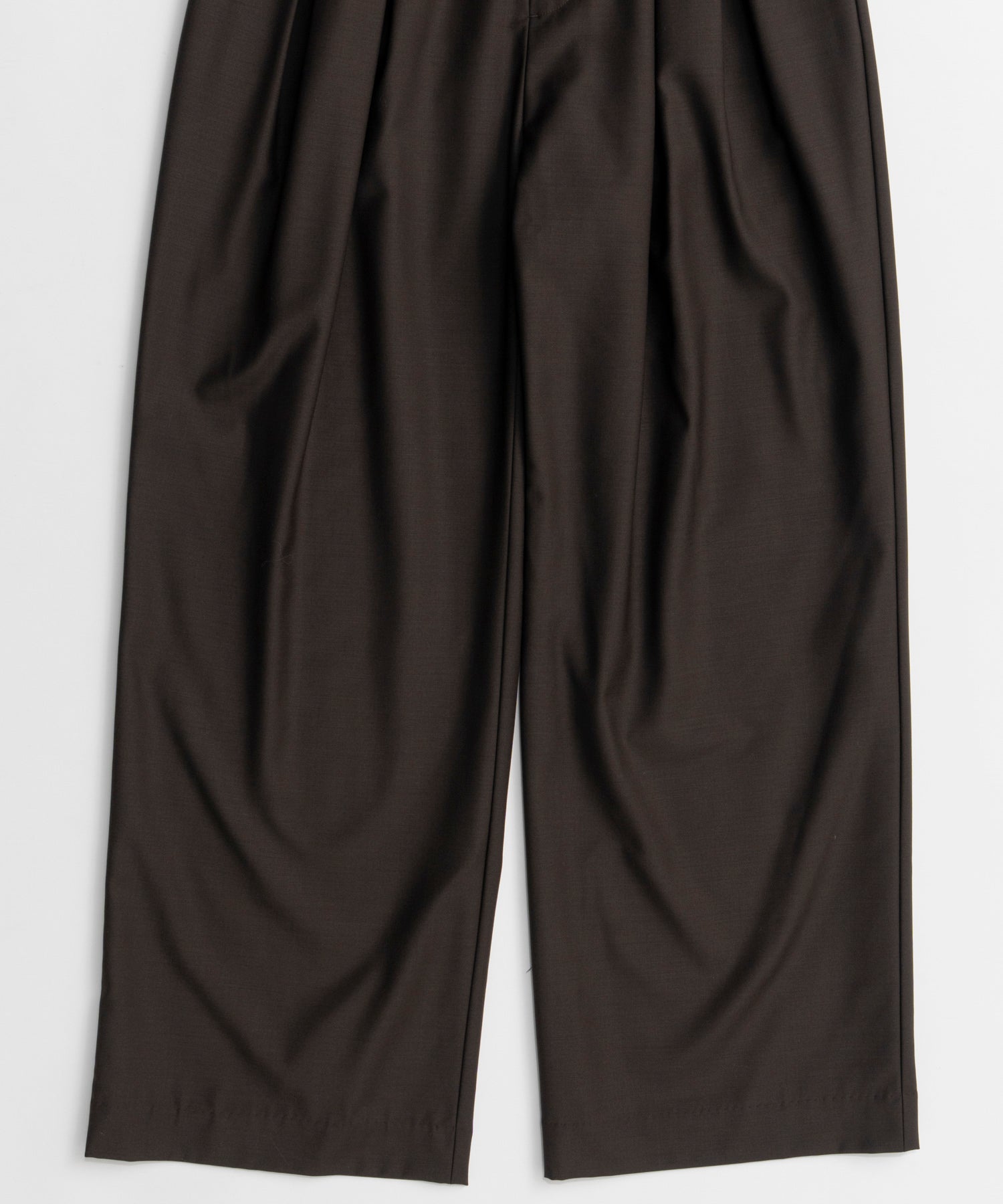 【26AUTUMN PRE-ORDER】Super 140 Wool Satin Slacks
