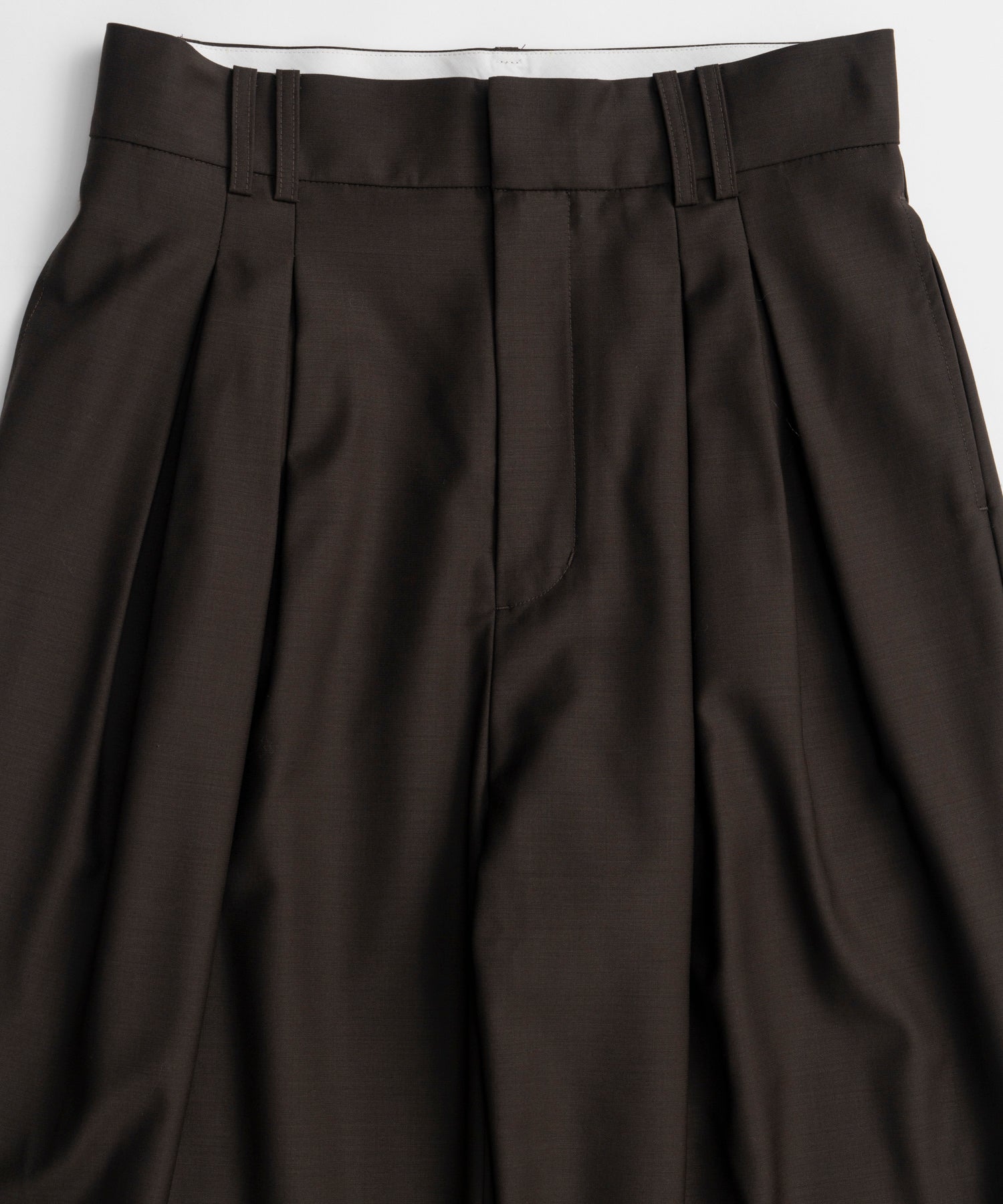 【26AUTUMN PRE-ORDER】Super 140 Wool Satin Slacks