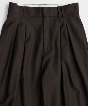 【26AUTUMN PRE-ORDER】Super 140 Wool Satin Slacks
