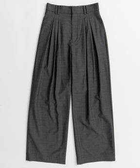 【26AUTUMN PRE-ORDER】Super 140 Wool Satin Slacks