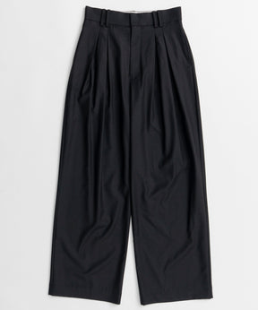 【26AUTUMN PRE-ORDER】Super 140 Wool Satin Slacks
