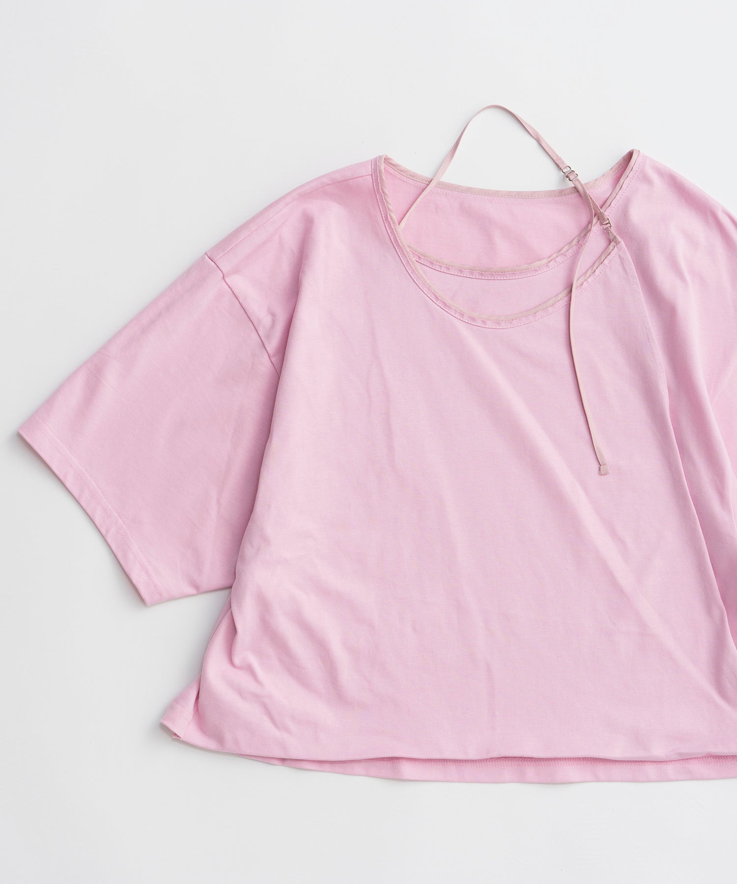 【2026Summer PRE-ORDER】Cashmere Neck Short T-Shirt