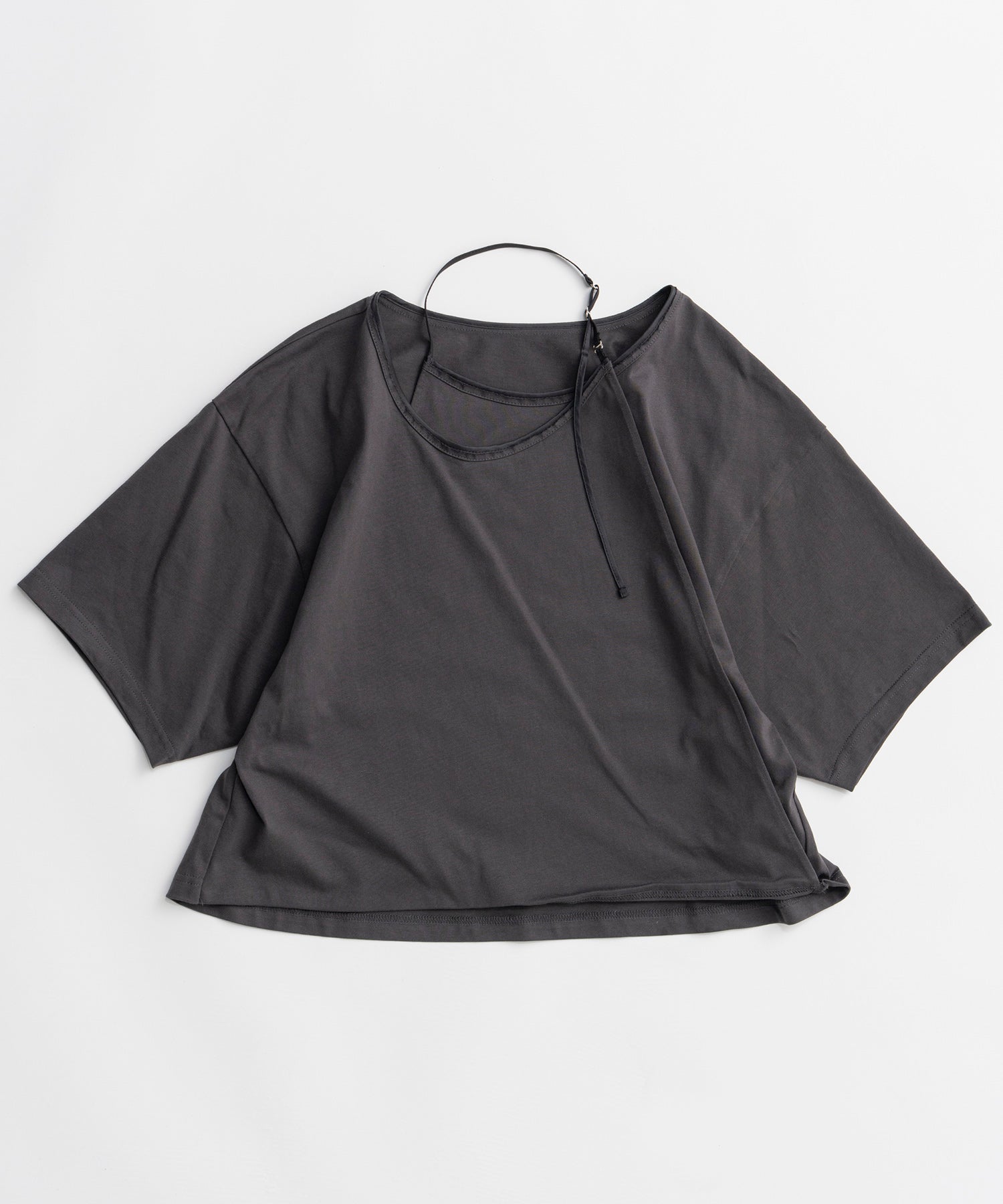 【2026Summer PRE-ORDER】Cashmere Neck Short T-Shirt