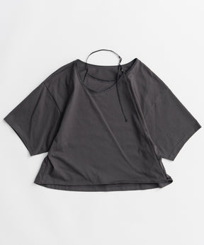 【2026Summer PRE-ORDER】Cashmere Neck Short T-Shirt