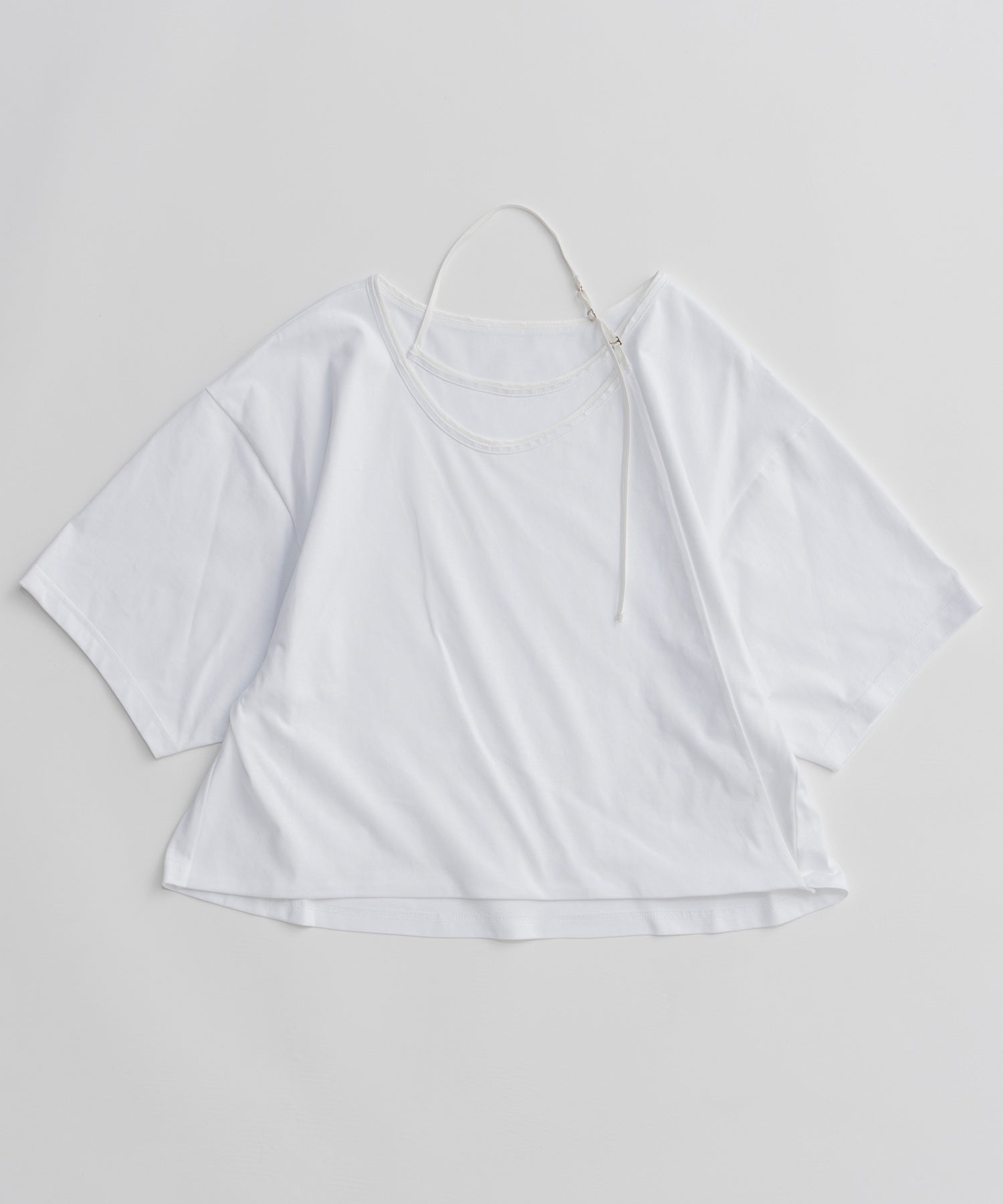 【2026Summer PRE-ORDER】Cashmere Neck Short T-Shirt