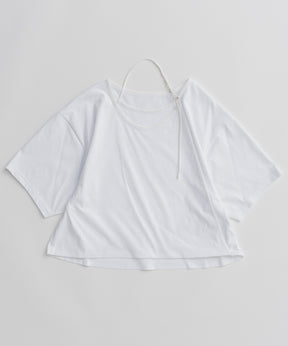 【2026Summer PRE-ORDER】Cashmere Neck Short T-Shirt