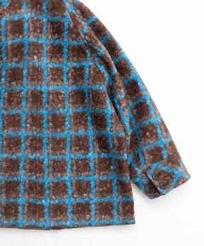 【24WINTER PRE-ORDER】Checkered Over Silhouette Middle Coat