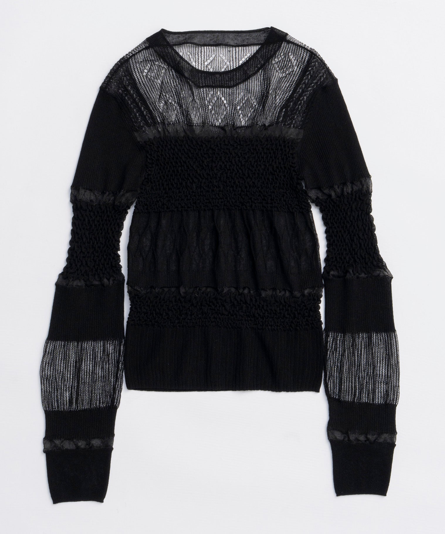 透明的针织套头衫