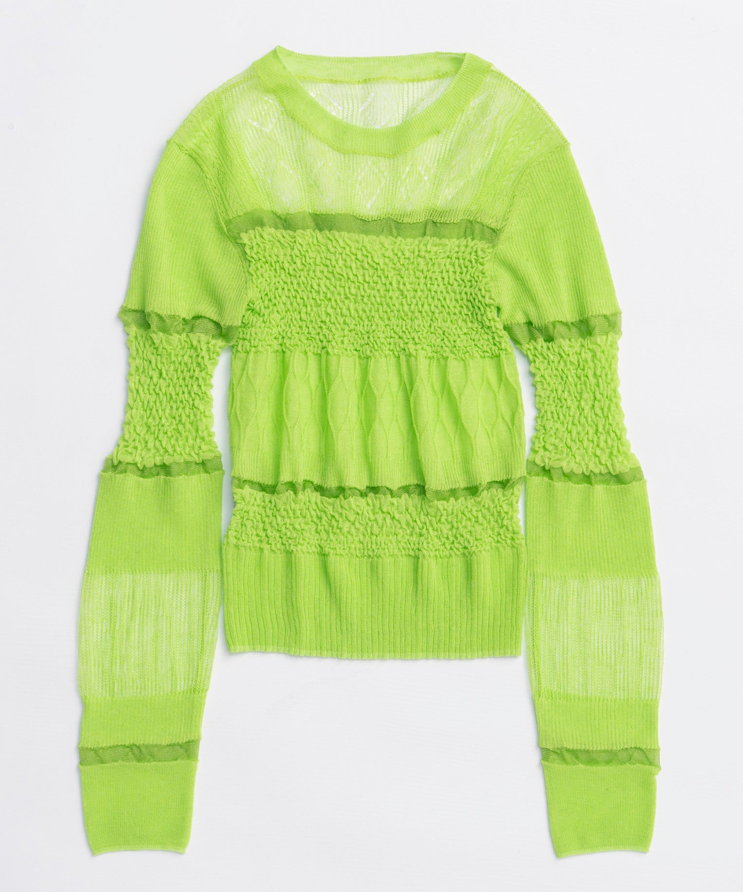 透明的针织套头衫